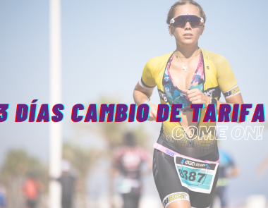 Inscríbete a Gandia antes del cambio de tarifa